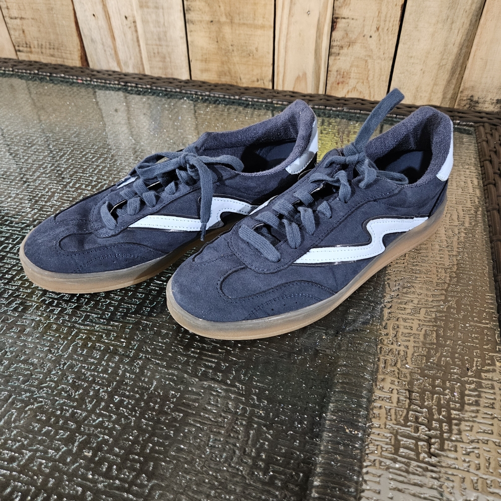 Madden Girl Dark Blue and White Sneakers